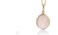 Collana Donna Oro Donna in Oro rosa Quarzo 6.0 Ct DCPY1561 - DCPY1561